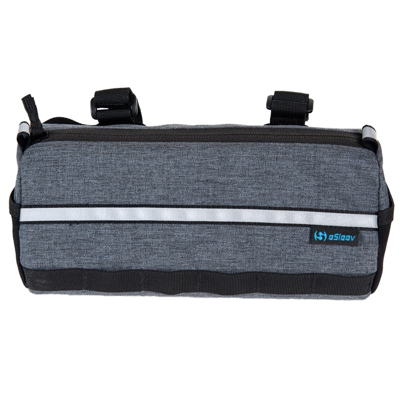 Speedsleev Volt Handlebar Bag, 3.7L, Gray
