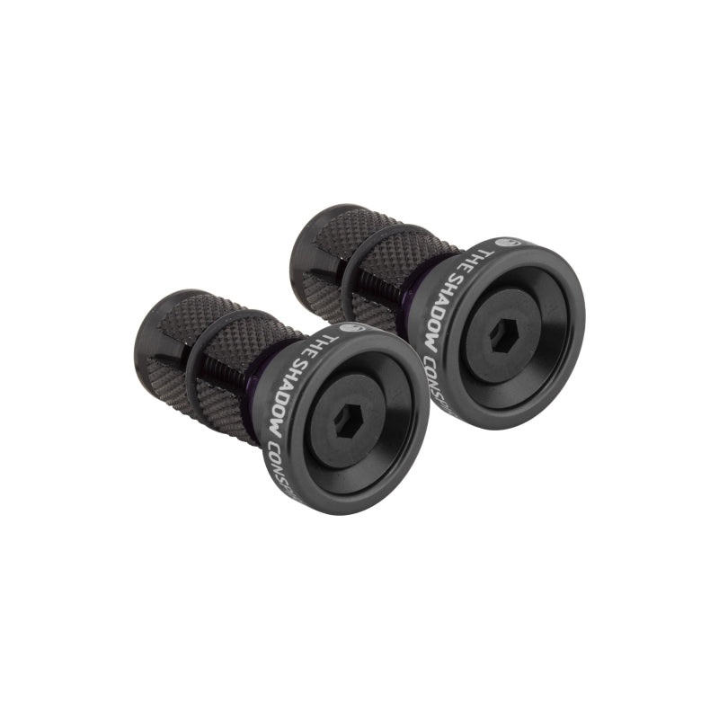 The shadow conspiracy Deadbolt Slim End Plugs Black 22.2mm