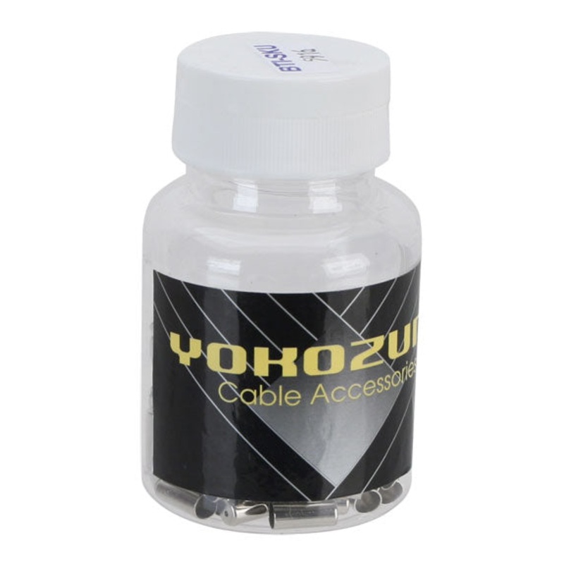 Yokozuna 5mm Chrome Brake Housing Ferrules Chrome 100pc Bottle