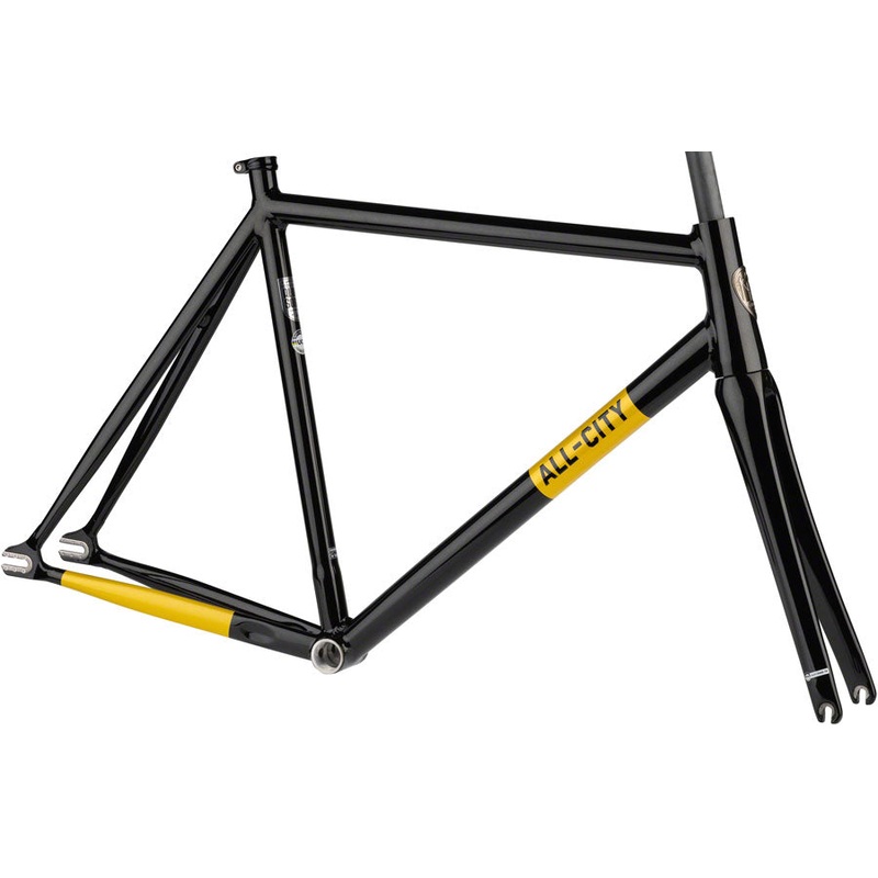 All-City Thunderdome Frameset – 700c, Aluminum, Gold Fang, 55cm