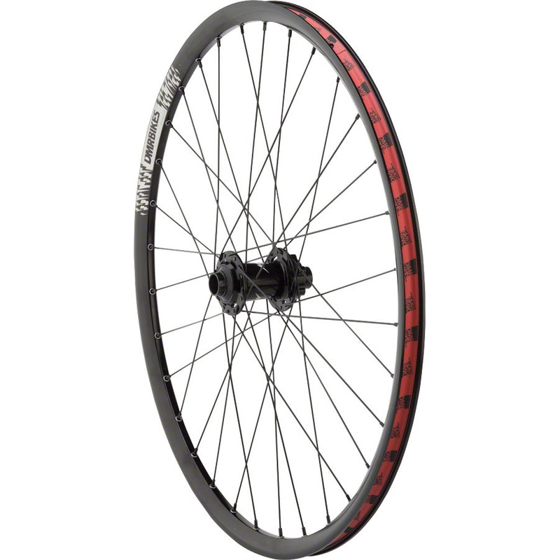 DMR Pro 26″ Front Wheel, 20mm 6-Bolt Disc 32h Black
