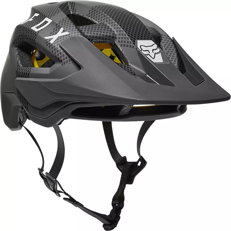 Fox Racing Speedframe Camo MIPS Helmet – Grey Camo, Small