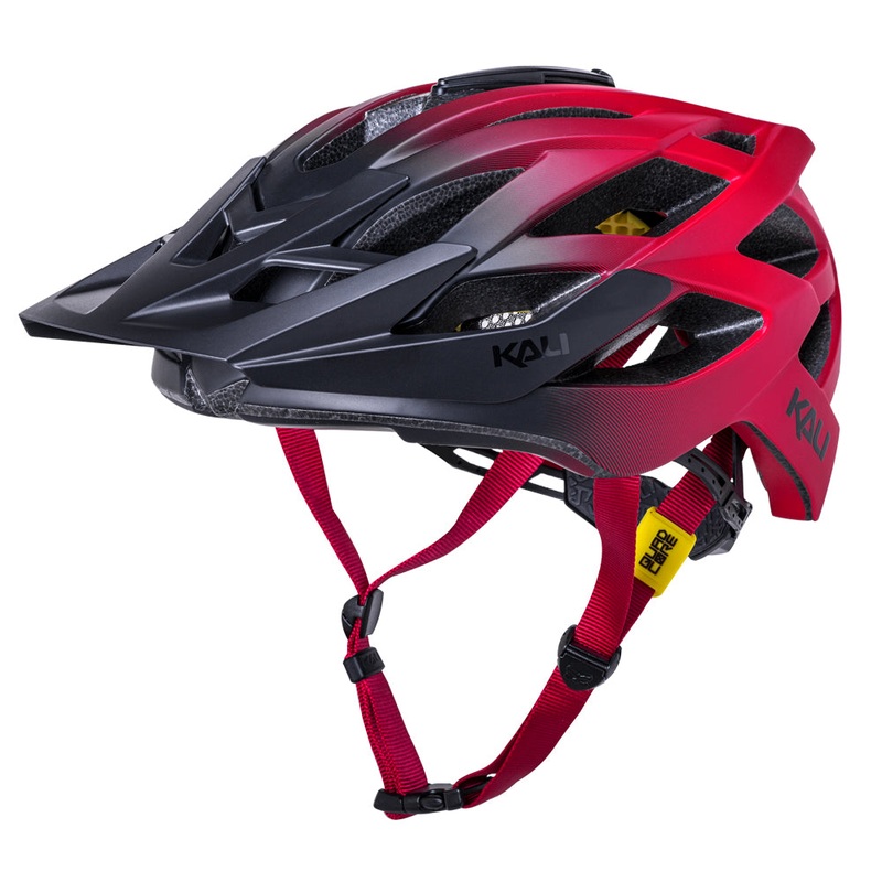 Kali Lunati 2.0 MTB Helmet – Fade Matt Black-Red Matt Black – Red Small/Medium