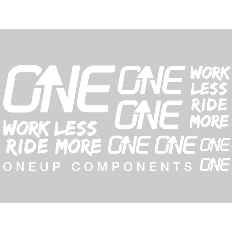 OneUp Components Decal Kit White