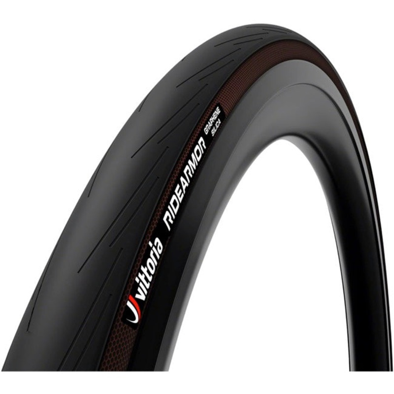Vittoria Ride Armor II G2.0 700c Folding Road Tire Black 26c Graphene + Silca