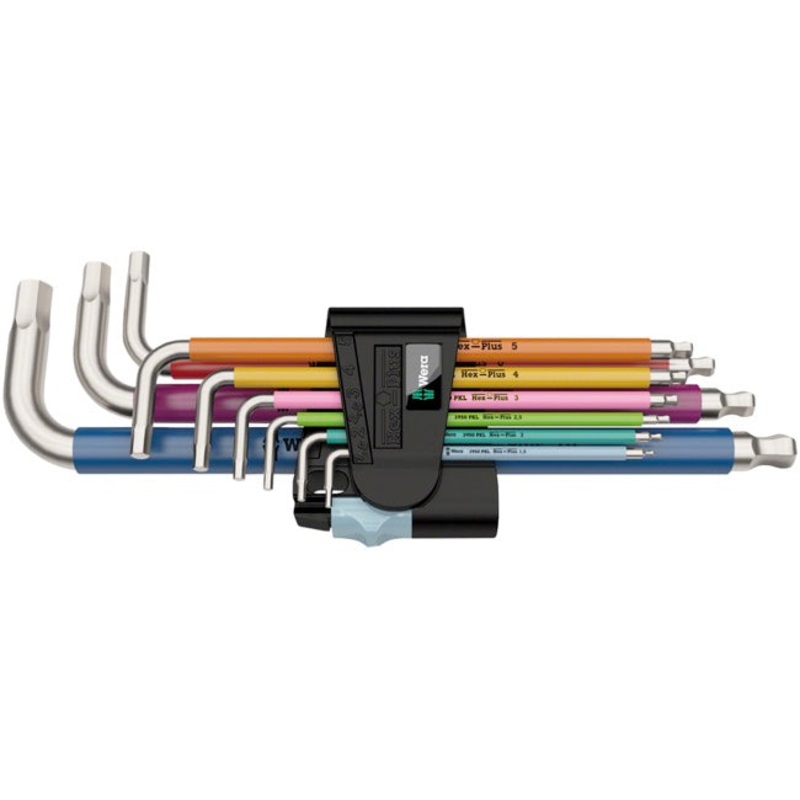 Wera 3950/9 Hex-Plus L-Key Hex Wrench Set – Metric Multi Metric