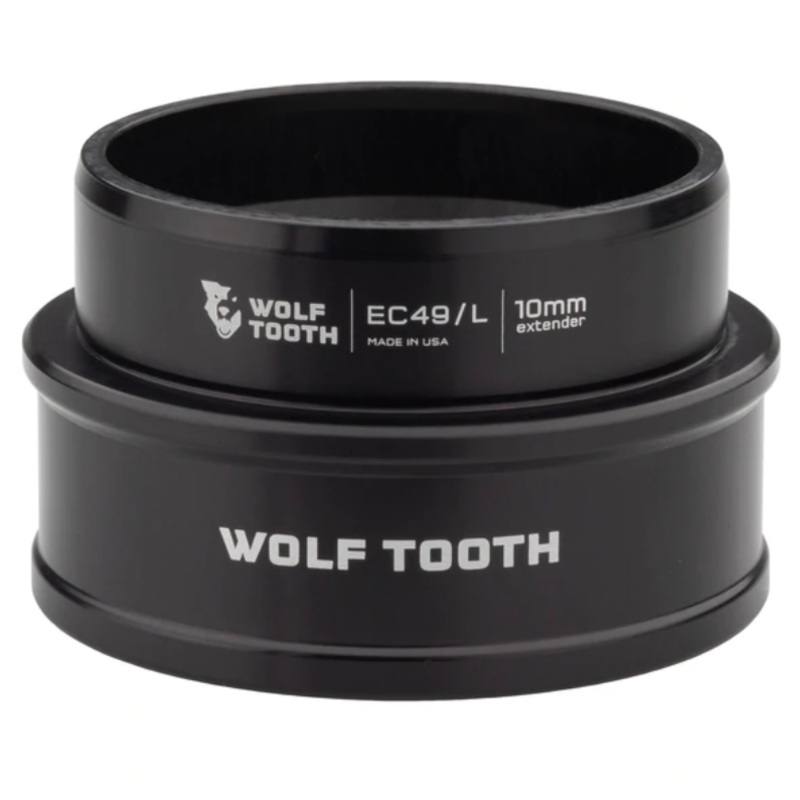 Wolf Tooth Lower Headset Cup Extender –  EC49/40 Lower, 10mm, Aluminum, Blue