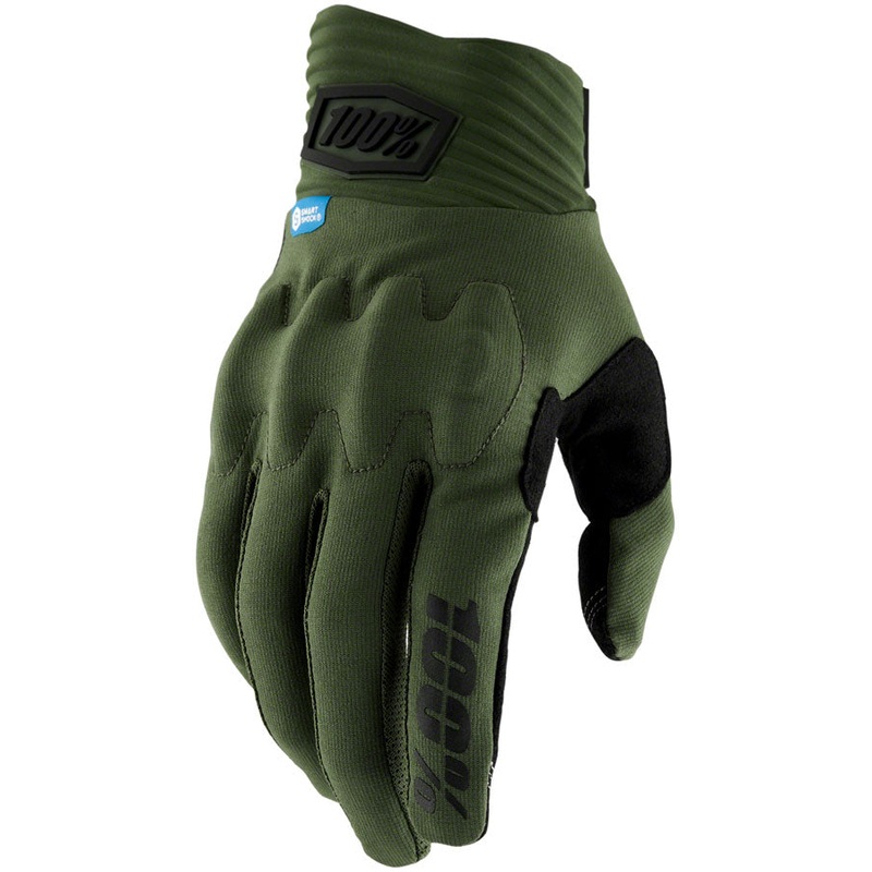 100% Cognito Smart Shock Gloves – Army Green, Men’s, 2X-Large