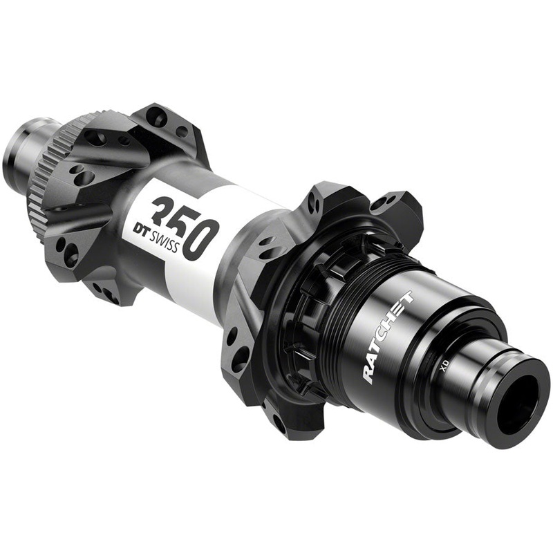 DT Swiss 350 Rear Hub – 12 x 148mm, Center-Lock, XD, Black, 28H, Straight Pull, 36pt, Straight Pull
