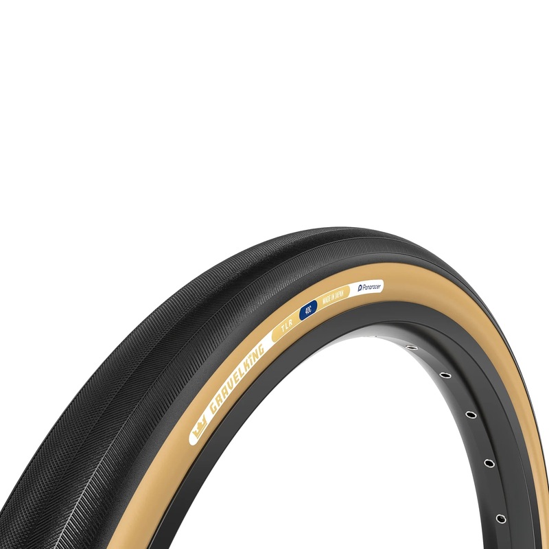 Panaracer Gravelking 700c Folding Gravel Tire – Black-Brown Black – Brown 26c