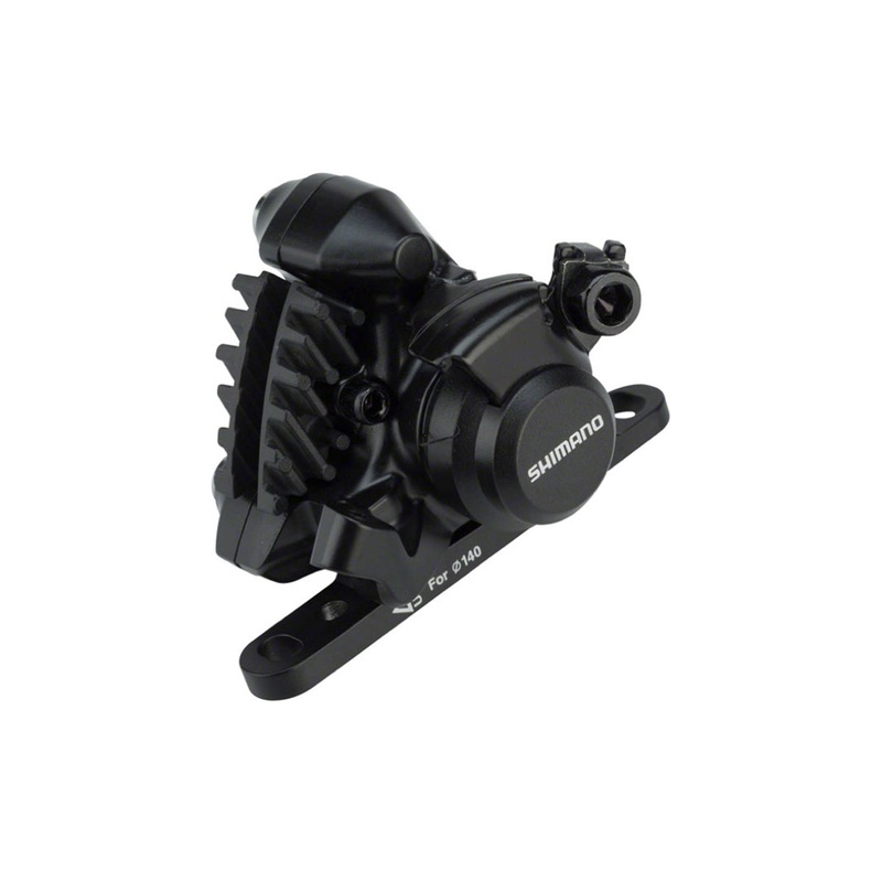 Shimano RS305 Flat Mount Mechancical Brake Caliper Black Front – 140/160mm