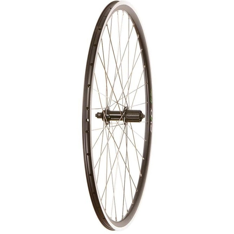 Shimano Tiagra RS400 on Evo Tour 16 700c Road Wheel – Rear Black 130mmQR – HG11 – Rim Brake