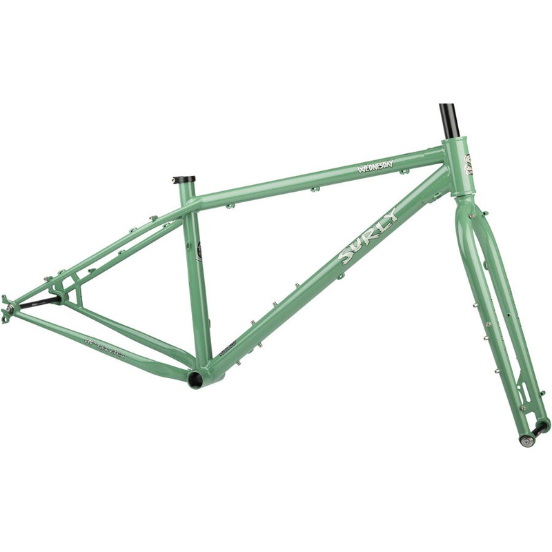 Surly Wednesday Fat Bike Frameset – 26″ Steel Shangri-La Green Medium