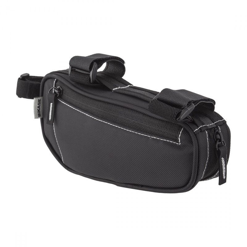 Bikase Little John Top Tube Case Black 9×1.75x4in Velcro Straps