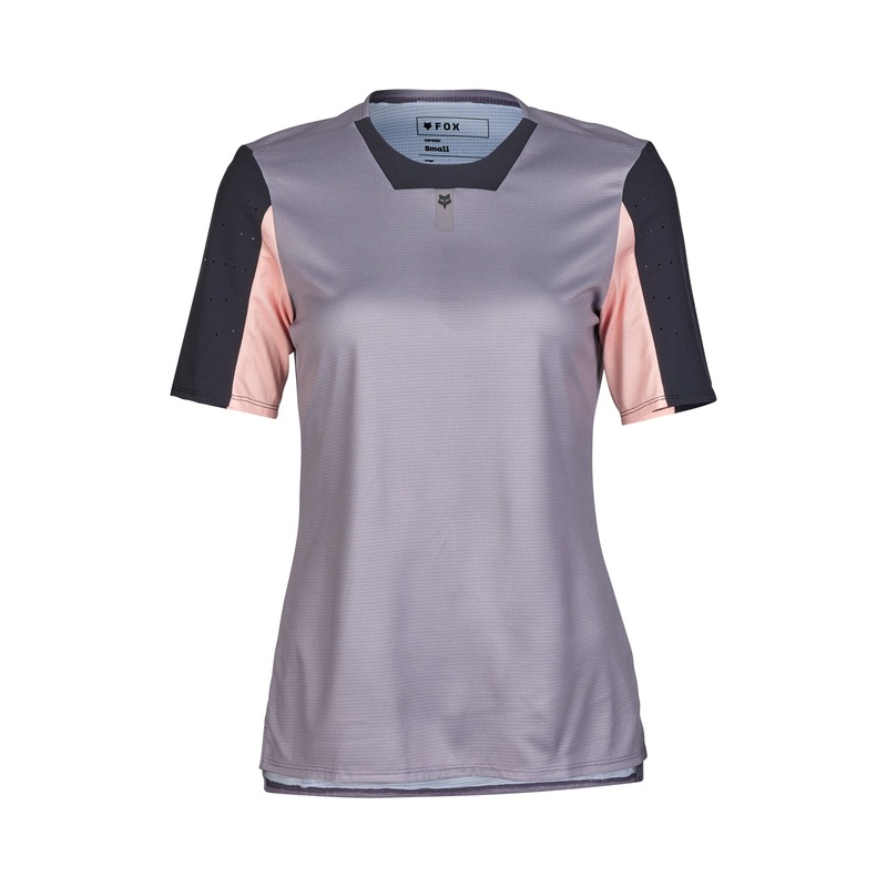 Fox Racing Defend Short Sleeve MTB Jersey – Womens – Stone Stone X-Small