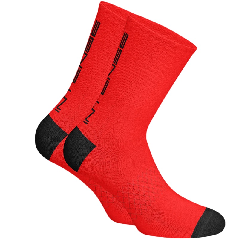 Intense Logo Sock – 2-Pack – Red-Black Red – Black Small/Medium