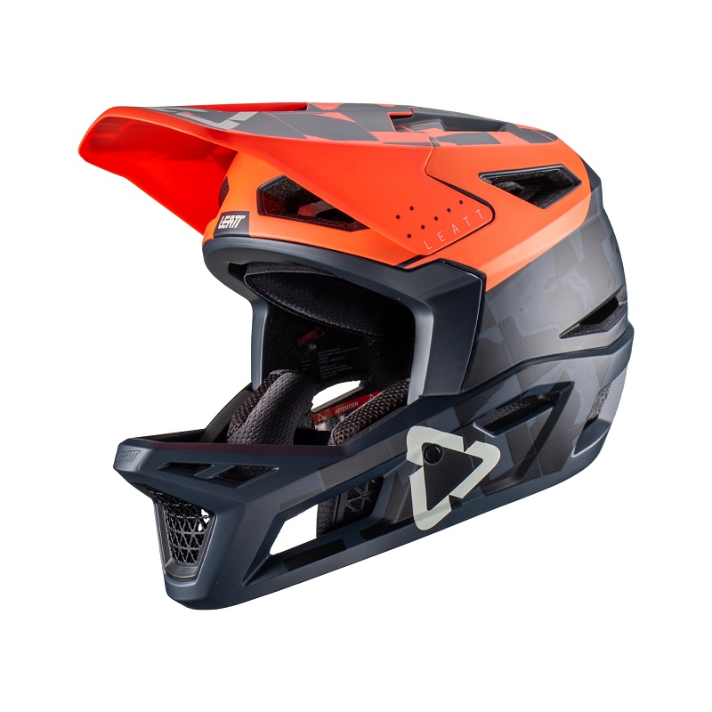 Leatt MTB 4.0 Full Face Helmet – Coral – Prior Season Coral Small