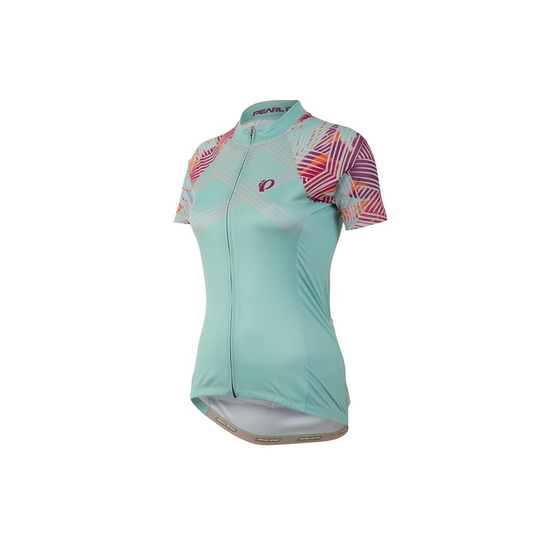 Pearl Izumi Elite Pursuit Ltd Short Sleeve Road Jersey – Womens – Floral Aqua Mint Floral Aqua Mint Small