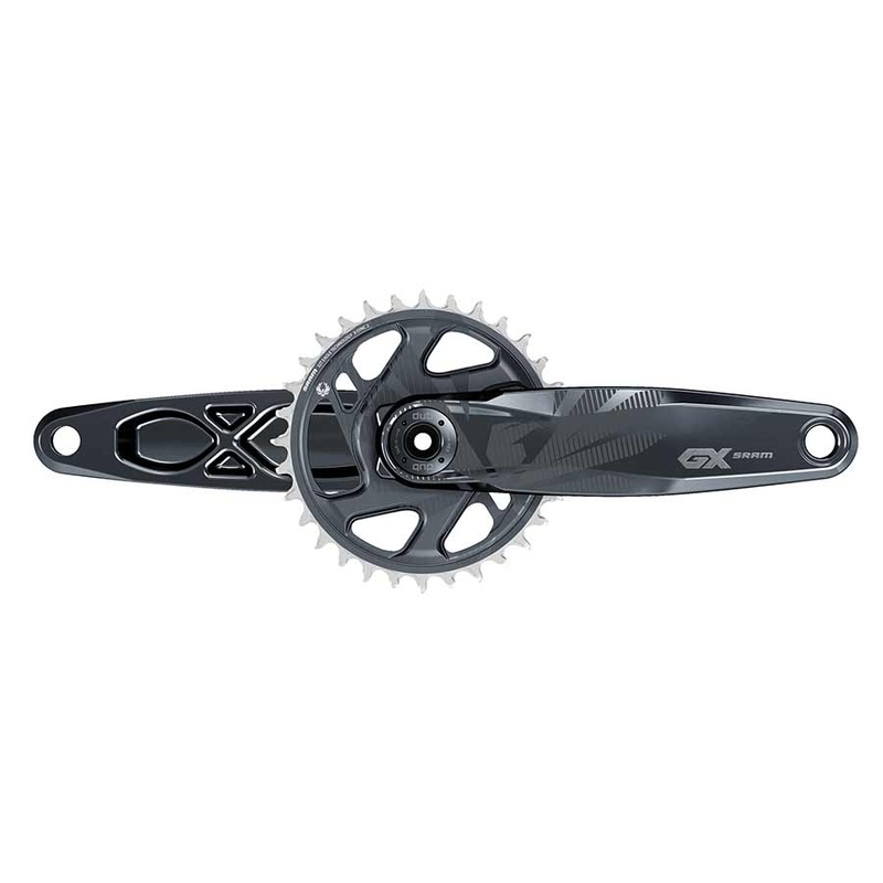 SRAM GX Eagle Boost Crankset – 165mm 12-Speed 32t Direct Mount DUB Spindle Interface Lunar 52mm Chainline