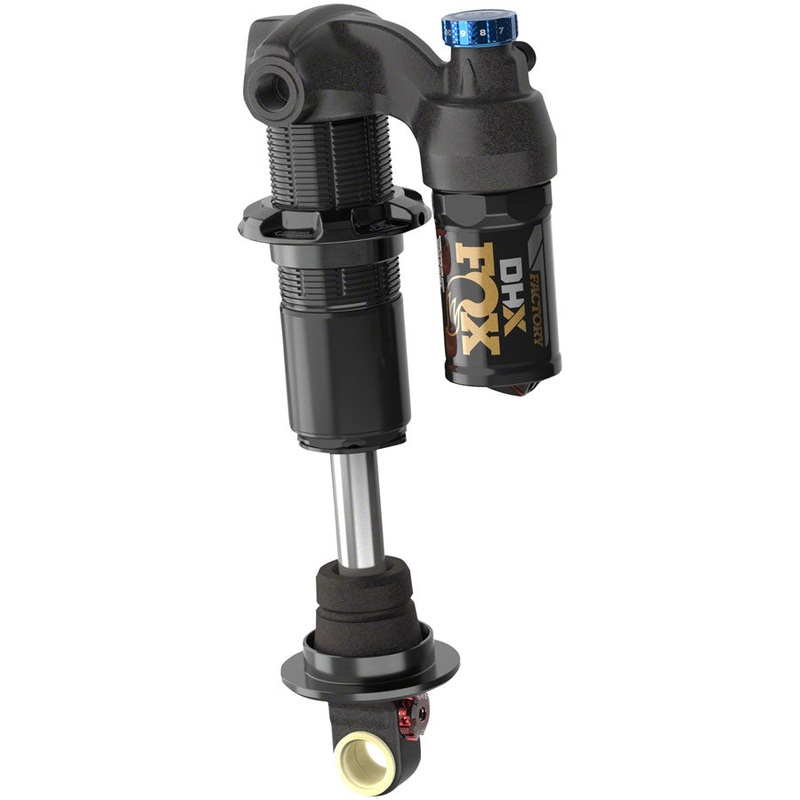 FOX DHX Factory Rear Shock – Trunnion Metric, 185 x 55 mm, 2-Position Lever, Hard Chromoly Damper Shaft