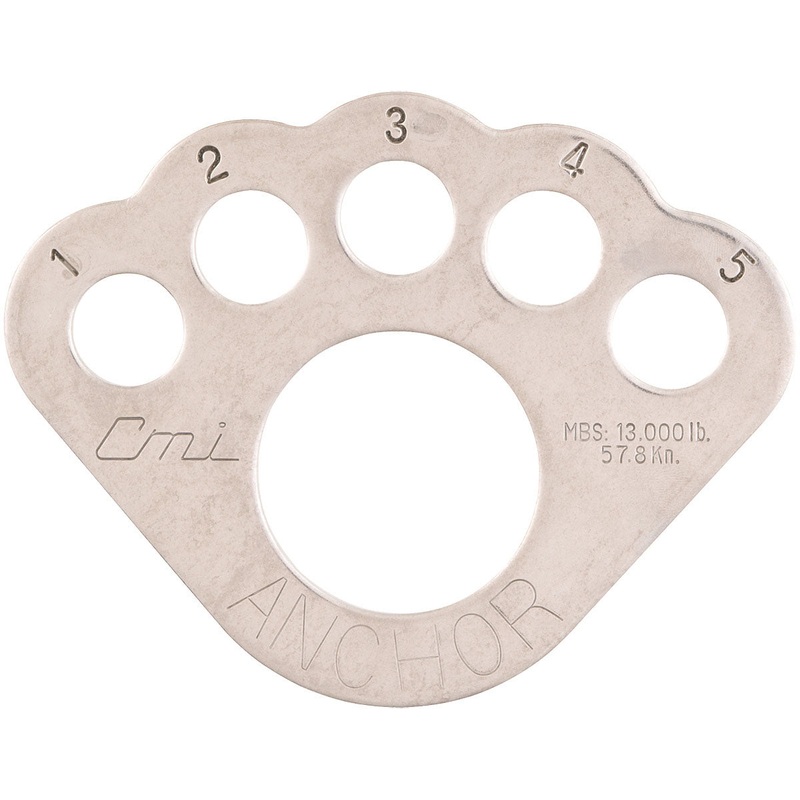 Heavy-Duty CMI Stainless Steel & Aluminum Bear Paw Rigging Plates | Durable, High-Performance Rescue Gear for Safer Rigging Operations SS