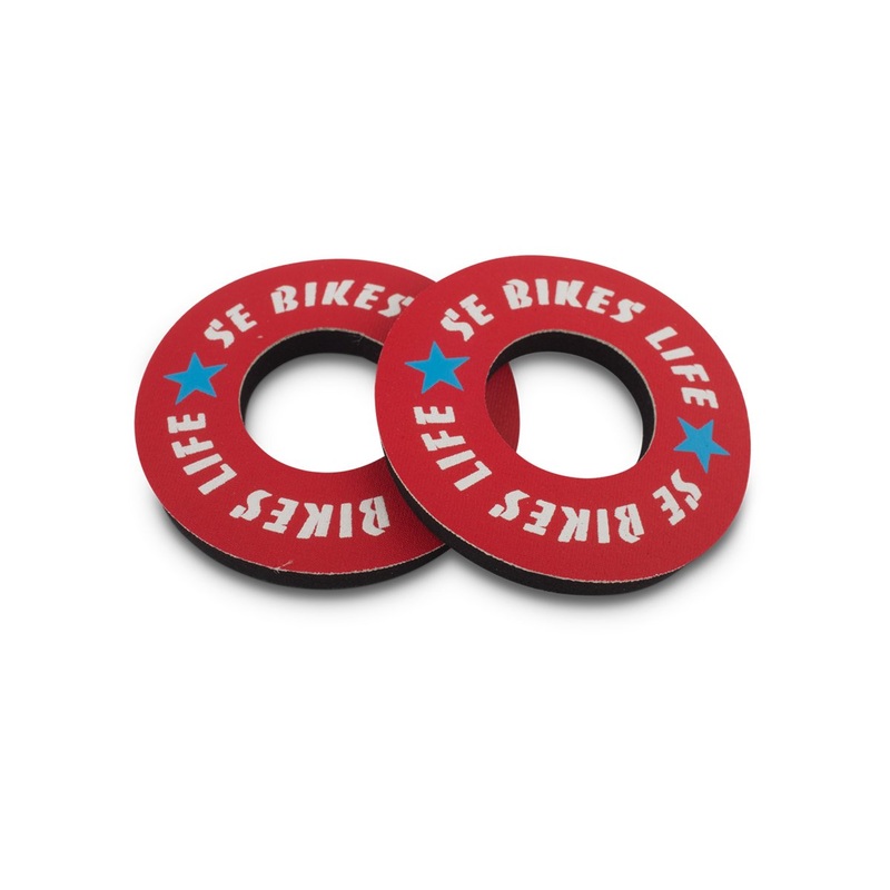 SE Bikes Life Grip Donuts – Red Red