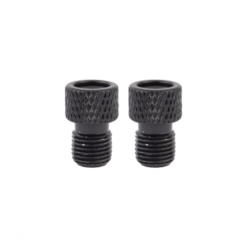 Sunlite Alloy Presta Adapters for Bicycle Pumps  Conversion, Durable AL6061-T6, Internal Thread, Multiple Pack Sizes for Schrader Compatibility Card of 2