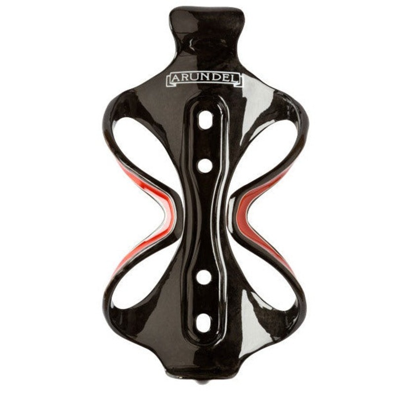 Arundel Mandible UD Bottle Cage – Red Decal Red