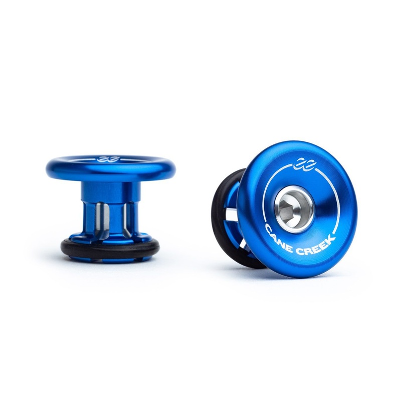 Cane Creek eeBarKeep Bar End Plugs – Blue Blue