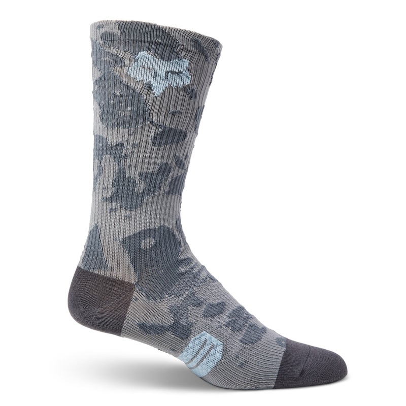 Fox Racing 8″ Ranger Sock – Pewter Pewter Small/Medium