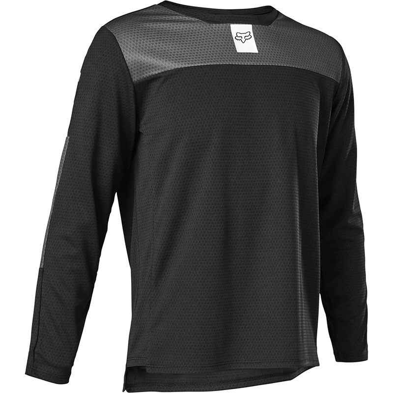 Fox Racing Defend Long Sleeve MTB Jersey – Youth – Black Black Small