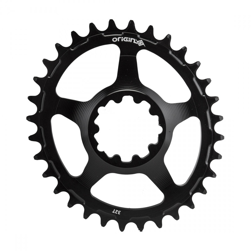 Origin8 Holdfast Oval Direct 1x Chainring Boost 32T 1x Direct Mount Alloy Black