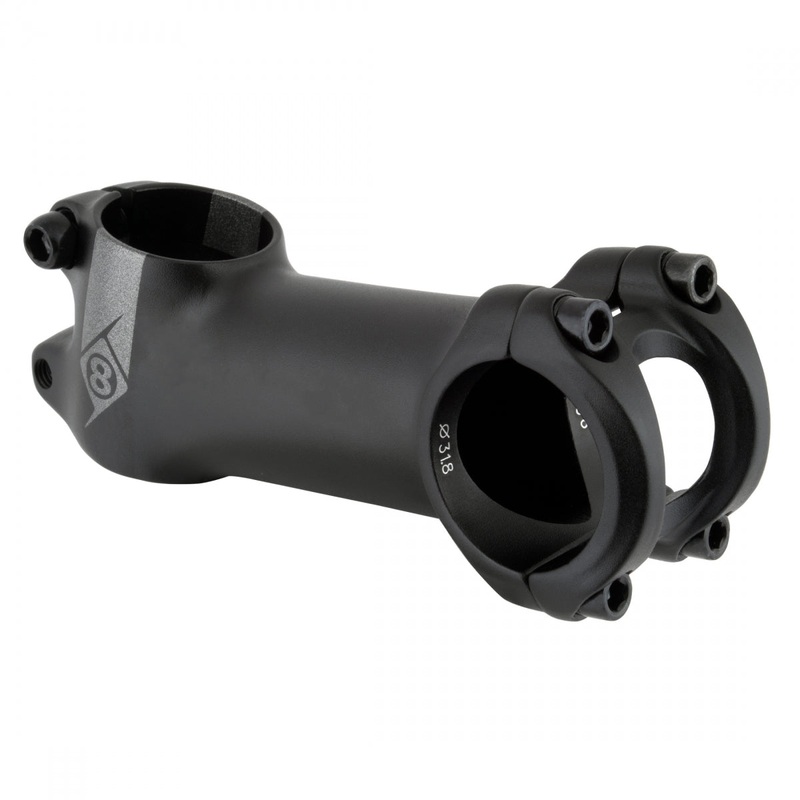Origin8 Pro Fit Stem Bar 31.8mm 90mm +/-17 Deg Black Aluminum Road / Mountain