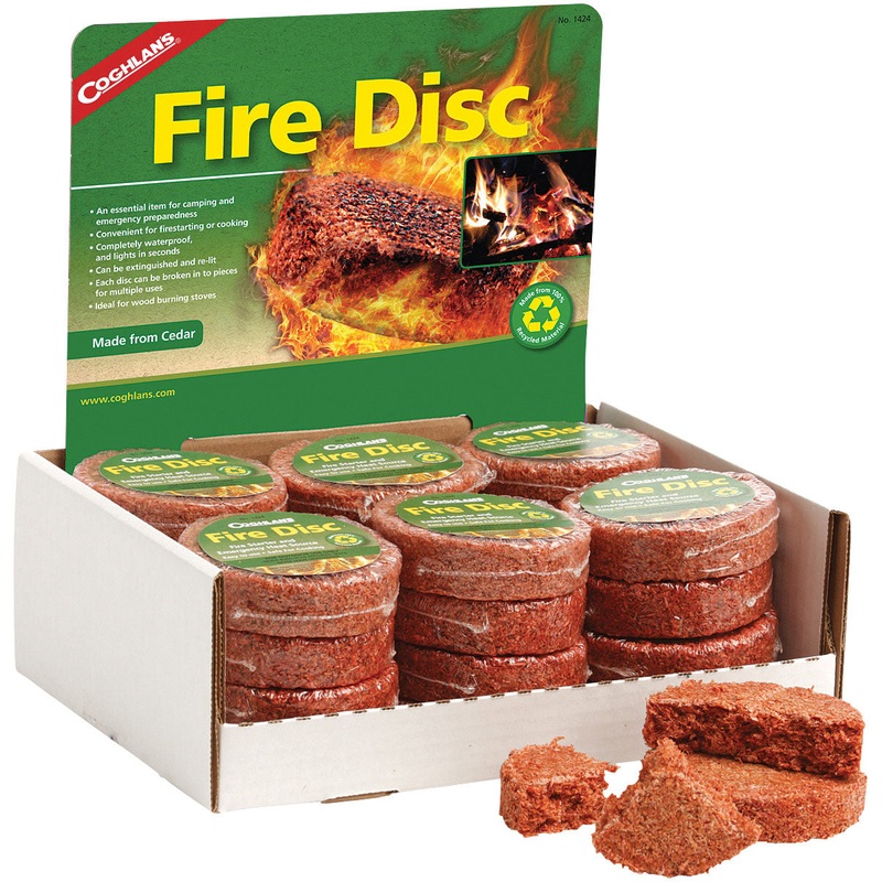 Coghlan’s Fire Disc Bulk Firestarters – Quick and Easy Fire Starting Solution