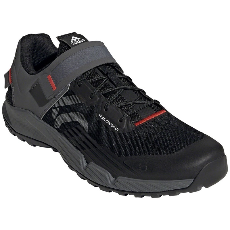 Five Ten Trailcross Mountain Clipless Shoes – Men’s, Core Black/Gray Three/Red, 13