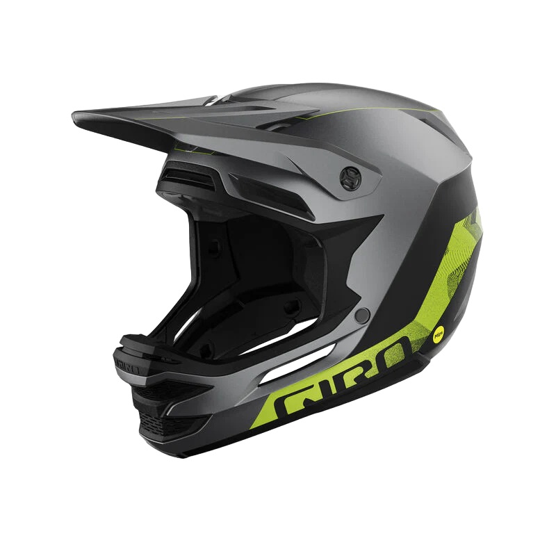 Giro Insurgent Spherical Full Face Helmet – Matt Black-Ano Lime Matt Black – Ano Lime X-Small/Small