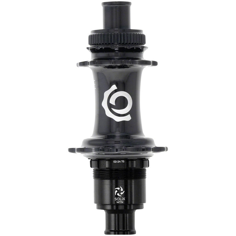 Industry Nine Solix Classic Rear Hub – 12 x 148mm, Center-Lock, XD, Black, 28H