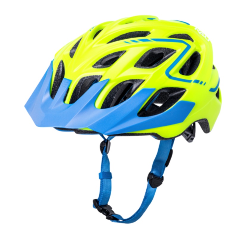 Kali Chakra Plus Reflex MTB Helmet – Matt Fluro Yellow-Blue Matt Fluro Yellow – Blue Large/X-Large