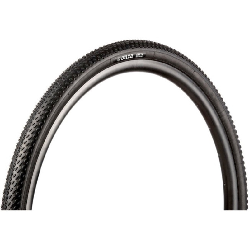 Onza Grava 700c Folding Tire – Black Black 42c GEC – TLR – 120tpi
