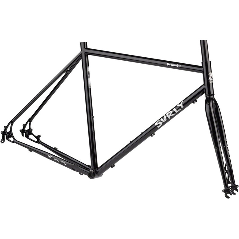 Surly Preamble Frameset – 650b Steel Hi-Viz Black Small