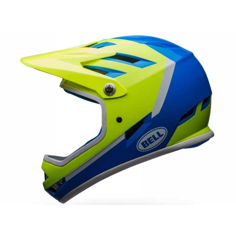 Bell Sanction Full Face Helmet – Blue-Retina Sear Blue – Retina Sear Small