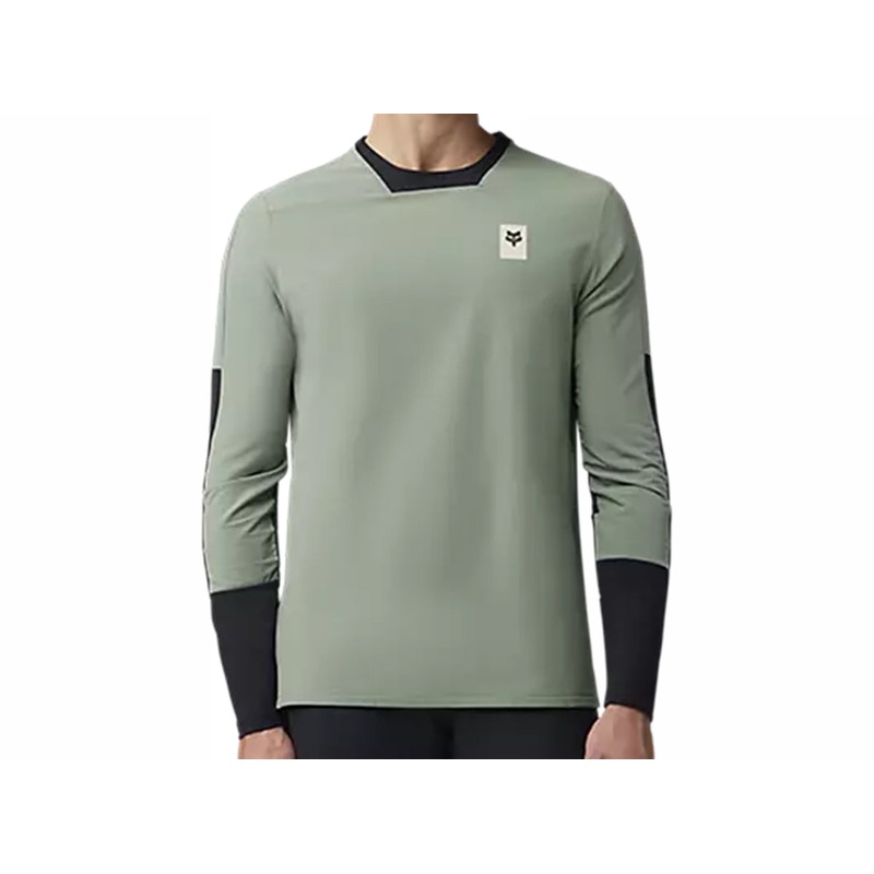 Fox Racing Defend Thermal Long Sleeve MTB Jersey – Moss Moss Small