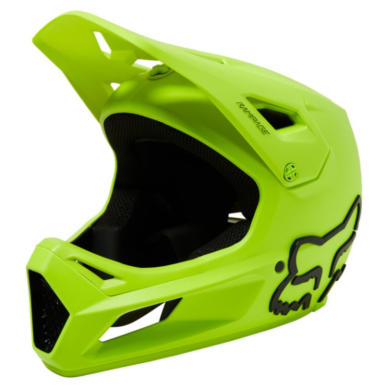 Fox Racing Rampage Full Face Helmet – Flo Yellow Flo Yellow X-Small