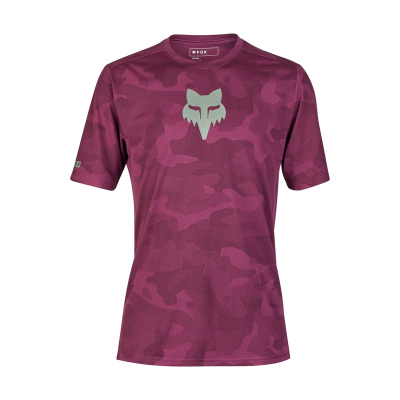 Fox Racing Ranger Tru Dri Short Sleeve MTB Jersey – Sangria Sangria Small