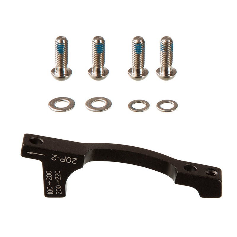 SRAM Post Bracket 20 P 2 Disc Brake Adaptor – For 200mm 220mm Rotors Only Includes Bracket Titanium Bolts