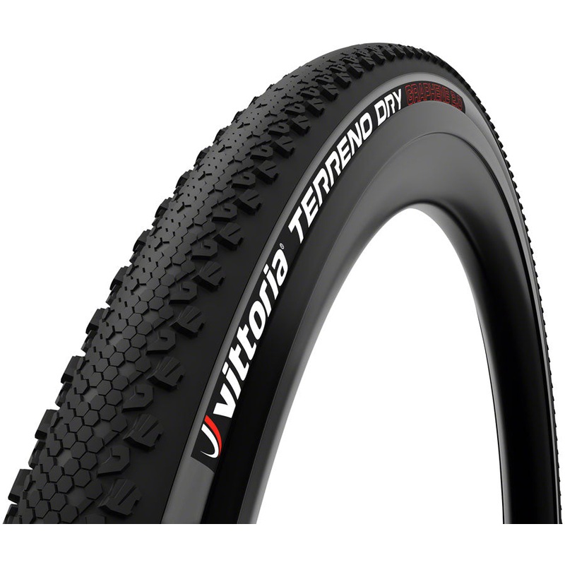 Vittoria Terreno Dry Tire – 700 x 33, Tubeless, Folding, Black/Anthracite, 1C, TNT, G2.0