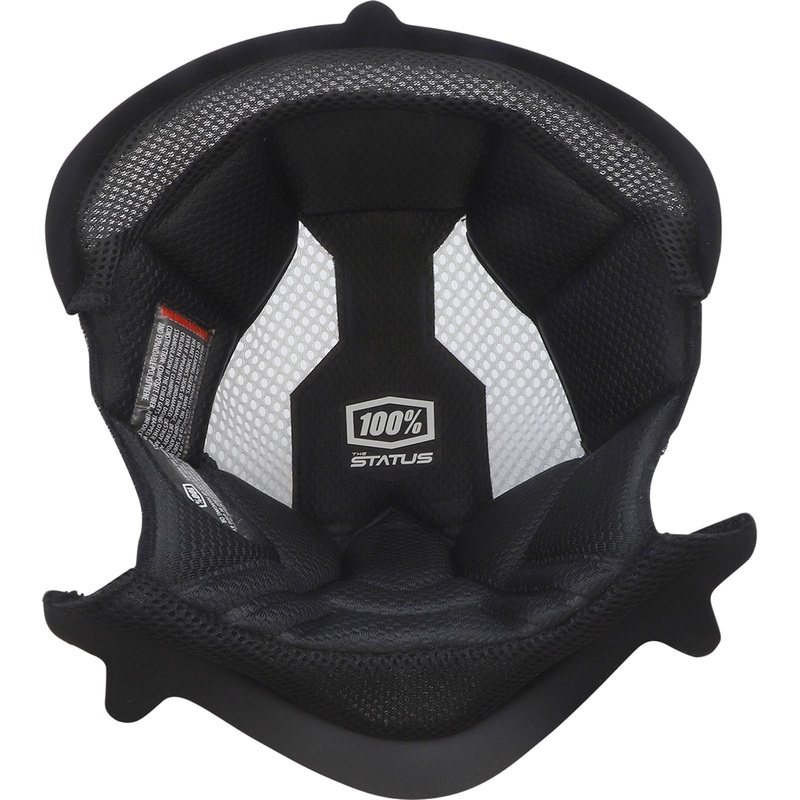 100% Status Crown Liner – 14mm – Black – 2022 Black X-Small