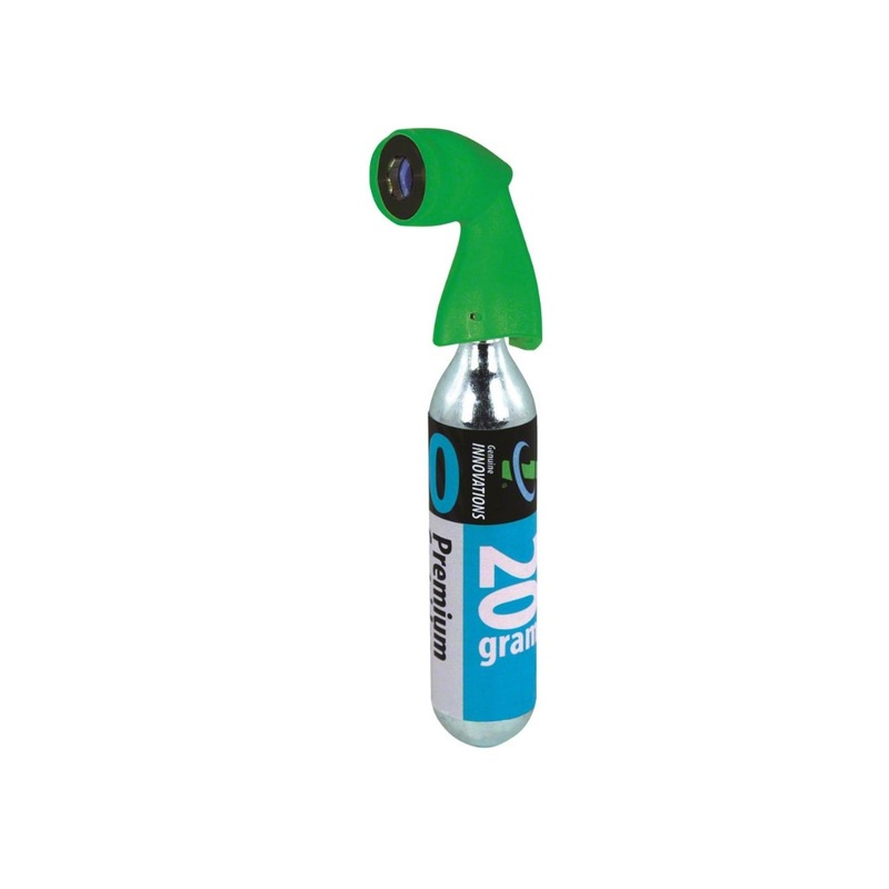 Genuine Innovations Microflate Nano Inflator: Includes 20g Threaded CO2 Cartridge