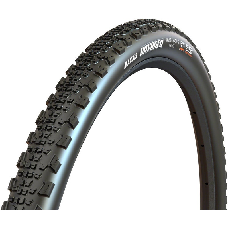 Maxxis Ravager Tire – 700 x 45, Tubeless, Folding, Black, EXO