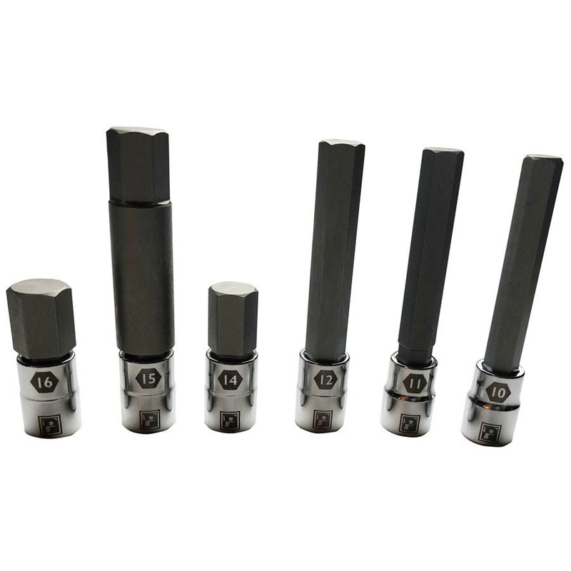 Pedros Large Sizes Hex Bit Set – 6 piece